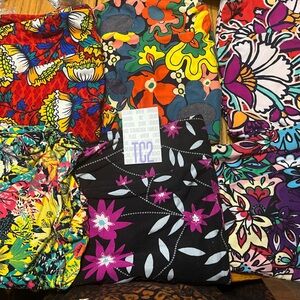 LuLaRoe TC2 leggings lot of 6 pair